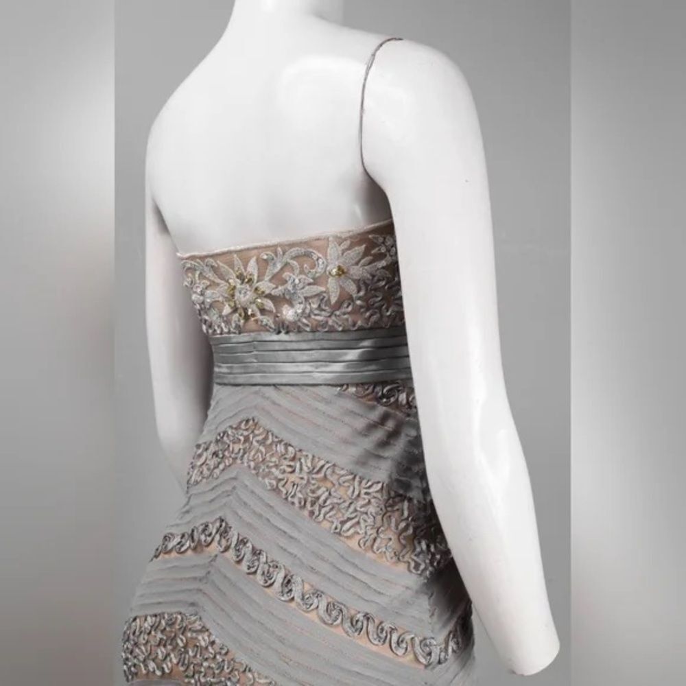New vintage y2k Sue Wong Strapless wedding guest embellished Dress - Picture 4 of 14